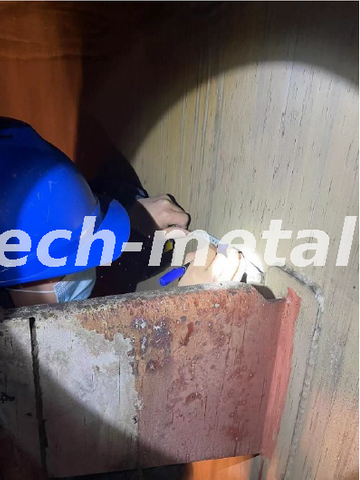 Soporte de reemplazo de tubería de aspersión de torre de desulfuración